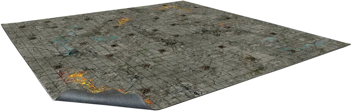 Dungeon Gaming Mat 90x90cm Grid