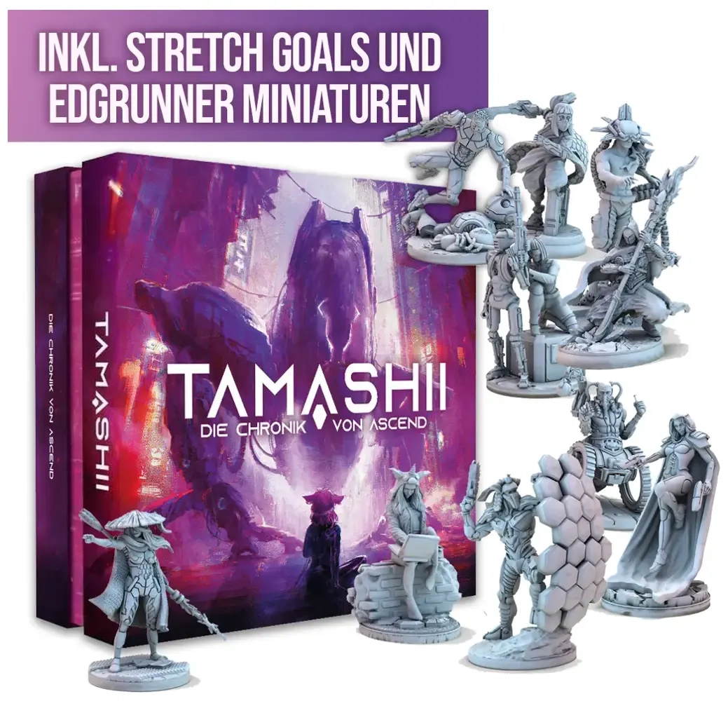 Tamashii - Die Chronik von Ascend - Deluxe Box inkl. Stretch Goals und Edgrunner Miniaturen - DE