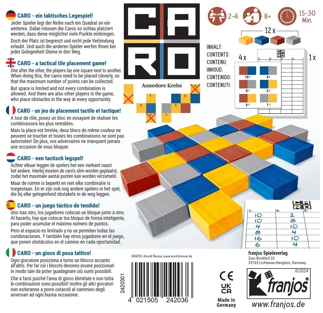 Caro - DE/FR/IT/EN