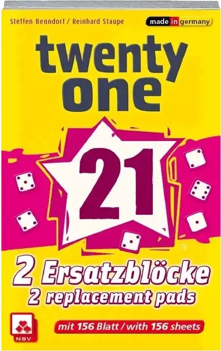 Twenty One – Ersatzblöcke (2 Stück)