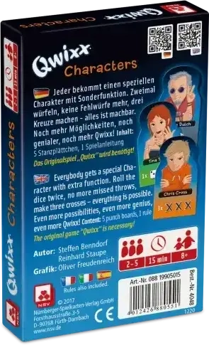 Qwixx - Characters Erweiterung