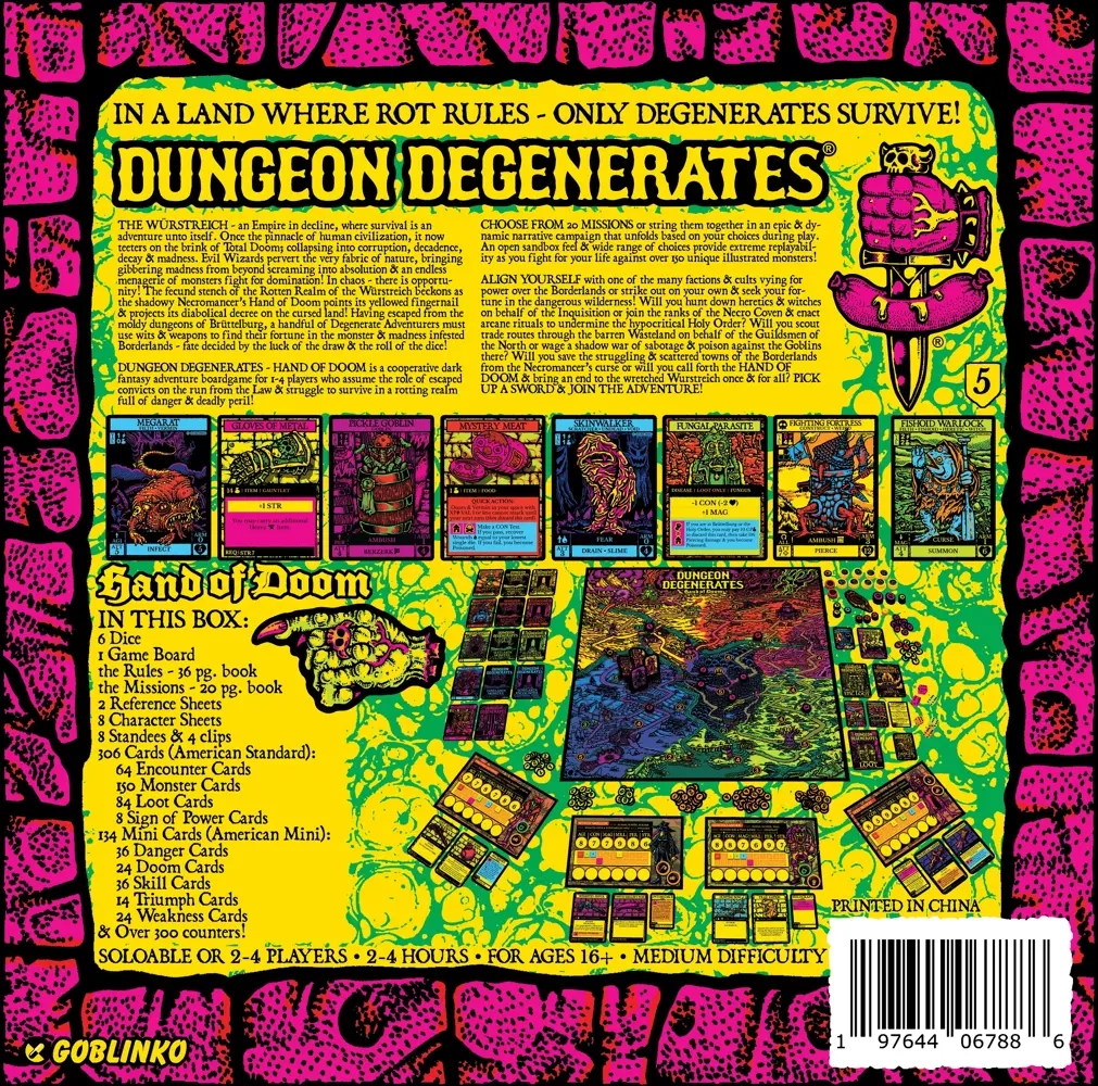 Dungeon Degenerates: Hand of Doom - EN