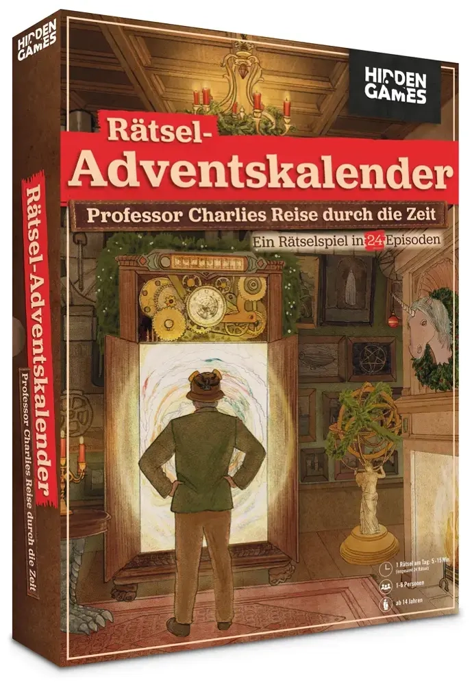 Hidden Games – Professor Charlies Reise durch die Zeit - Adventskalender