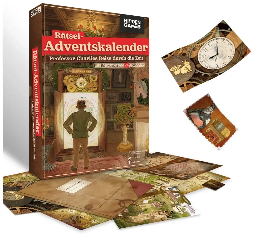 Hidden Games – Professor Charlies Reise durch die Zeit - Adventskalender