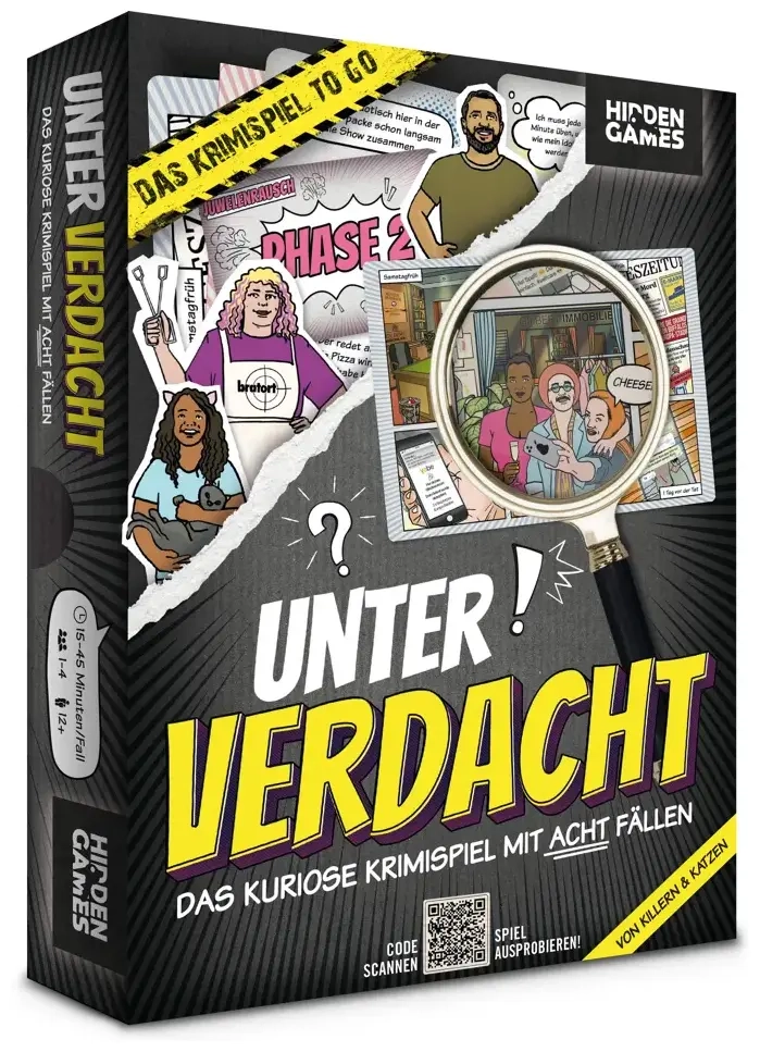 Unter Verdacht - Das kuriose Krimispiel mit acht Fällen