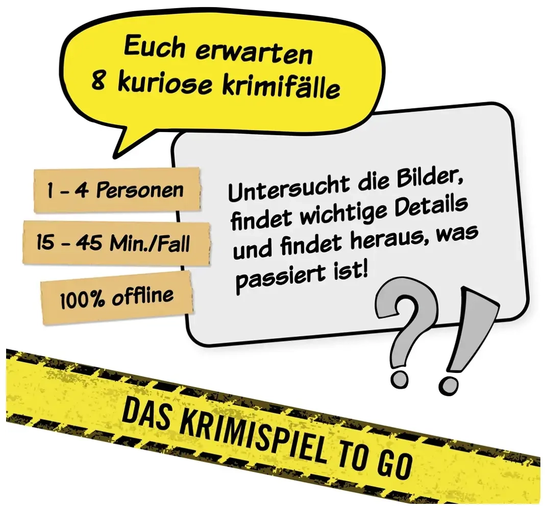 Unter Verdacht - Das kuriose Krimispiel mit acht Fällen