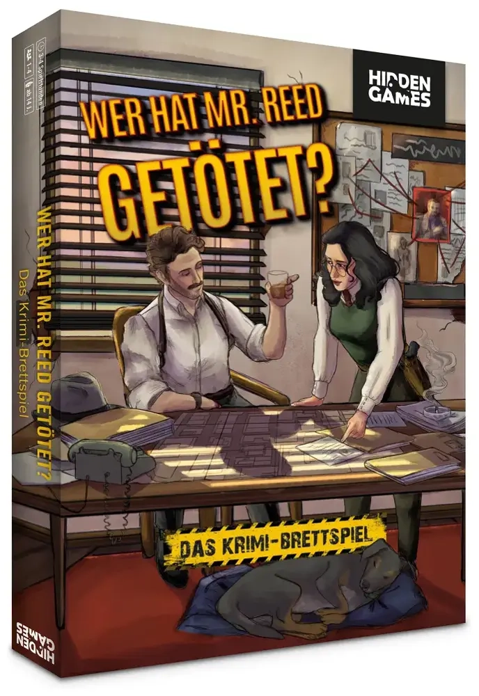 Hidden Games Krimi-Brettspiel: Wer hat Mr. Reed getötet?