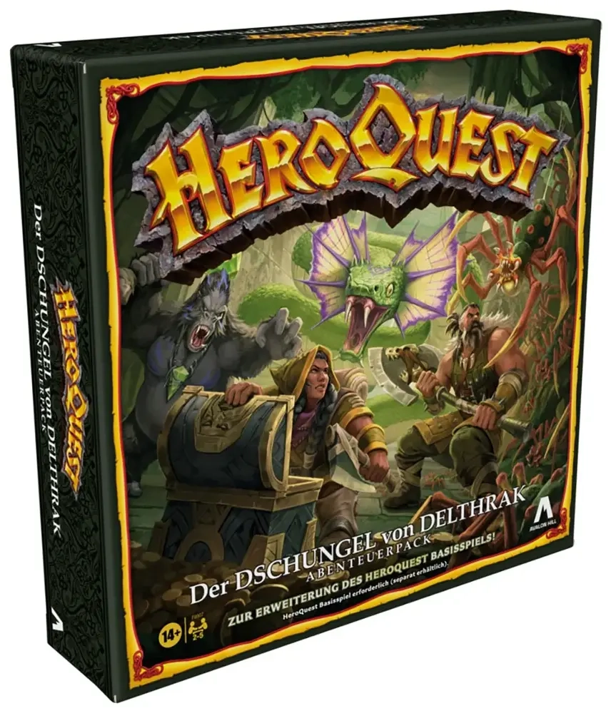 Avalon Hill HeroQuest Der Dschungel von Delthrak Abenteuerpack - DE