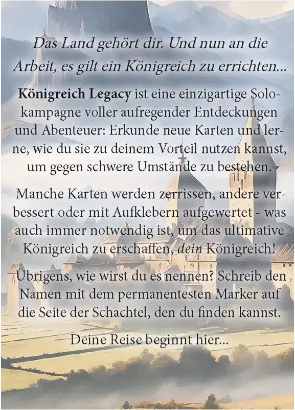 Königreich Legacy - Feudale Welt - DE