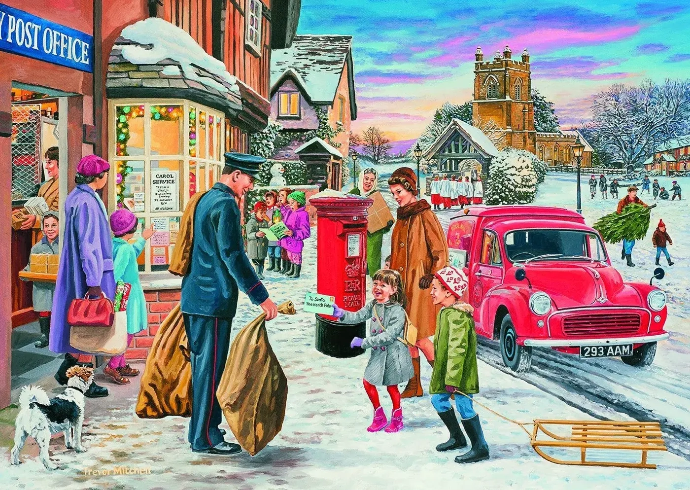 Magic of Christmas - Trevor Mitchell - 4x 500 Teile Puzzle