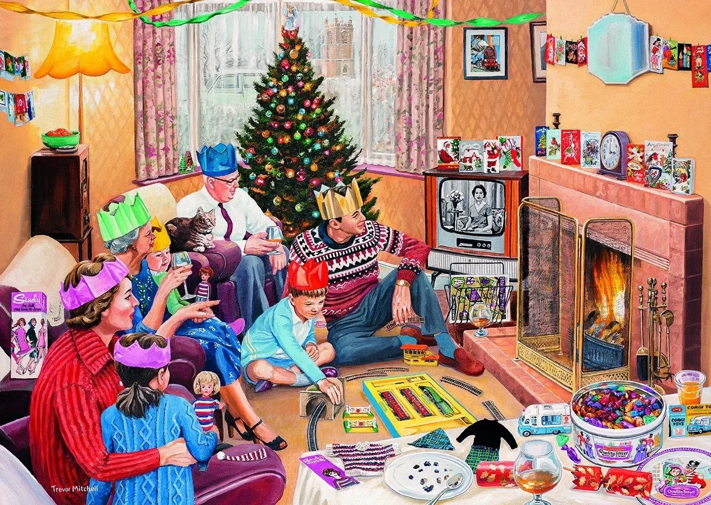 Magic of Christmas - Trevor Mitchell - 4x 500 Teile Puzzle