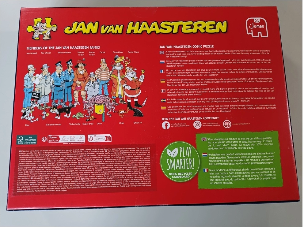 Der Baumarkt & Das Renovierungsprojekt - Jan van Haasteren - 2x 1000 Teile (Defekte Verpackung)