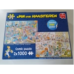 Der Baumarkt & Das Renovierungsprojekt - Jan van Haasteren - 2x 1000 Teile (Defekte Verpackung)