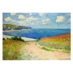 Strandweg zwischen Weizenfeldern - Claude Monet