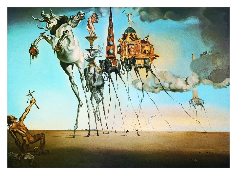 Die Versuchung des heiligen Antonius - Salvador Dali