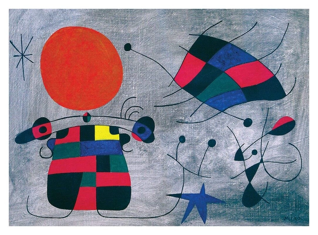 Das Lächeln der Flammenflügel - Joan Miro