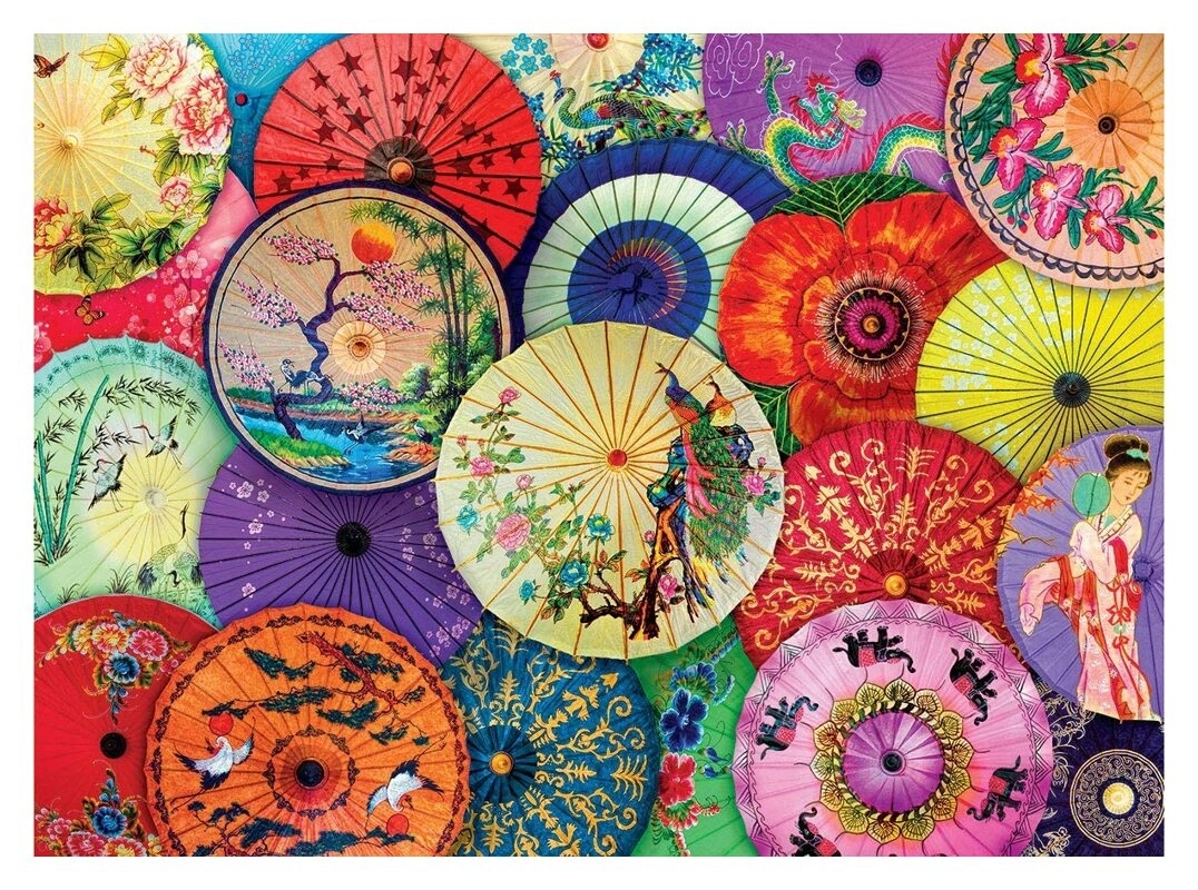 Asian Oil-Paper Umbrellas