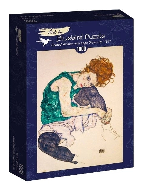 Seated Woman with Legs Drawn Up - 1917 - Egon Schiele