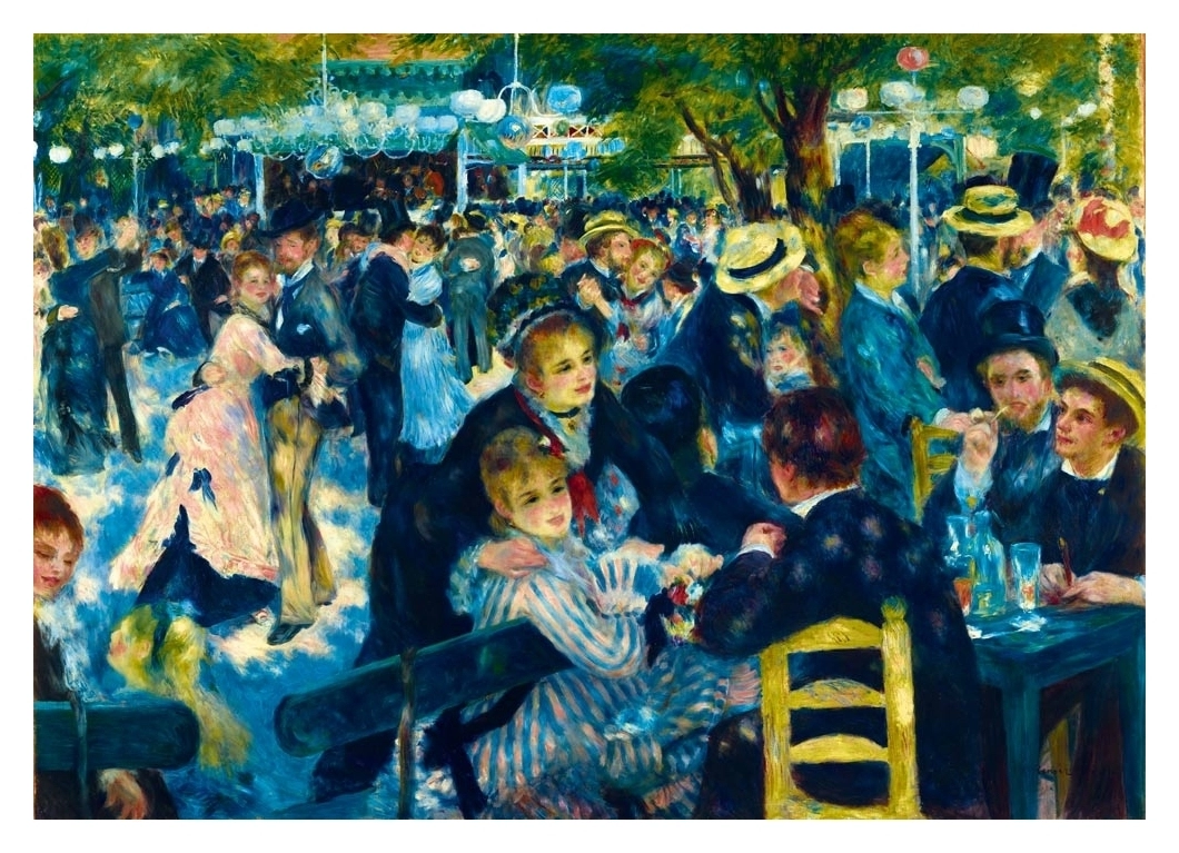 Dance at Le Moulin de la Galette - 1876 - Auguste Renoir