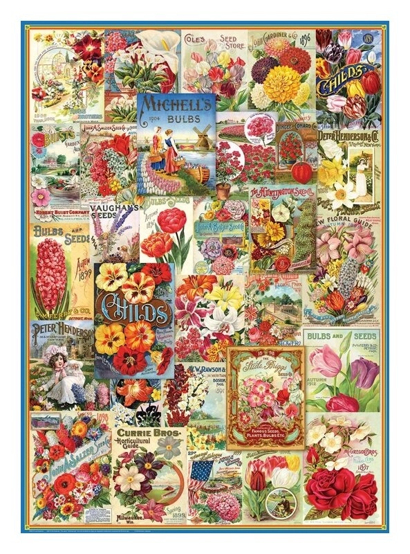 Blumen-Saatgutkatalog