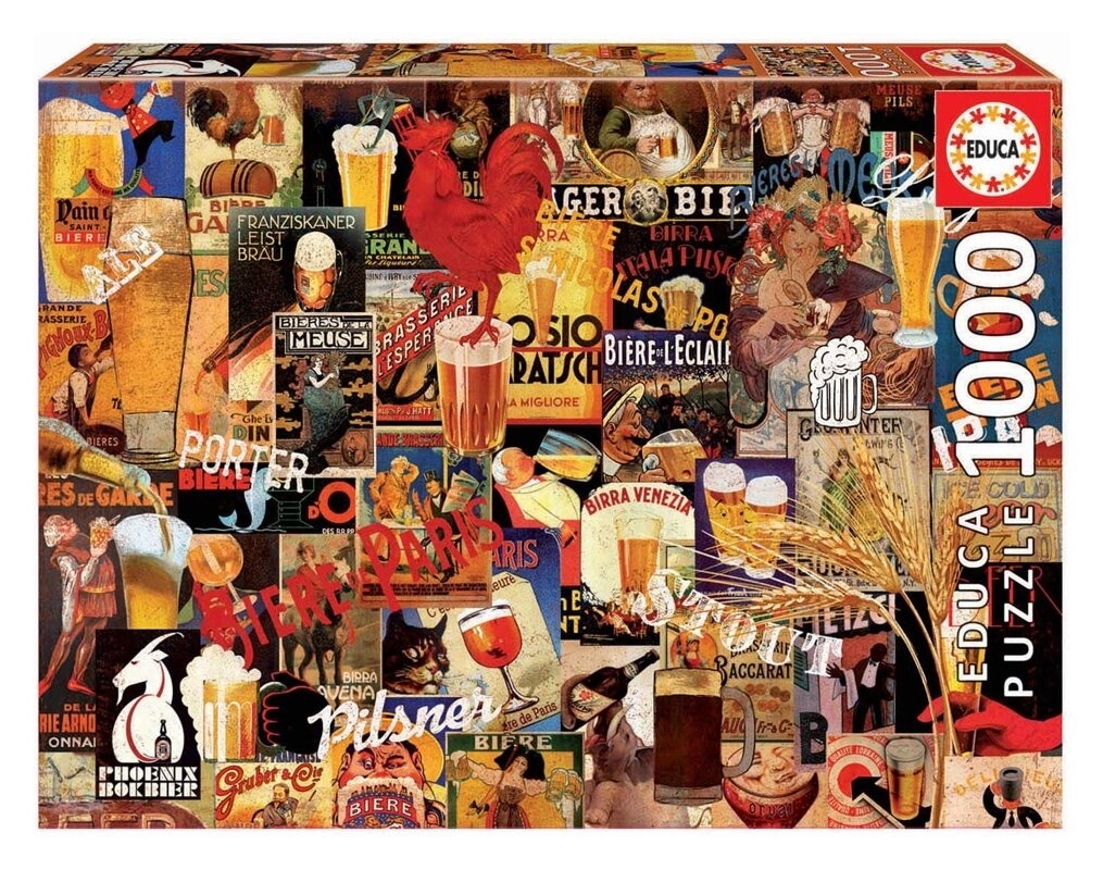 Vintage Beer Collage