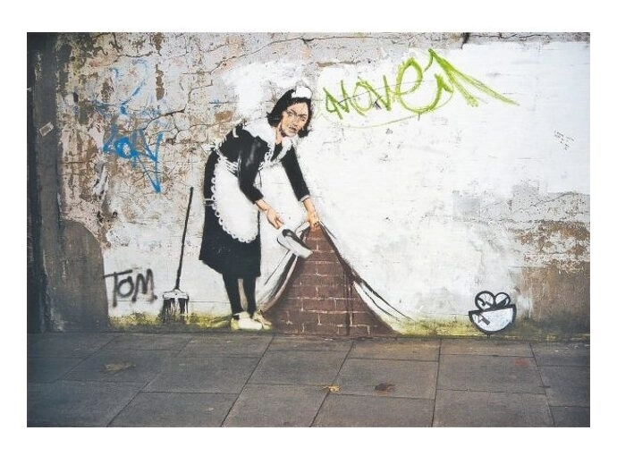 Zimmermädchen - Banksy