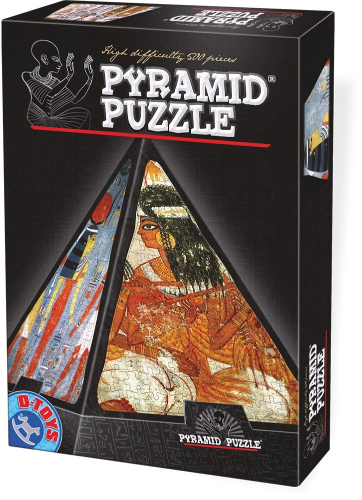 Ägyptische Wandmalereien - Puzzlepyramide