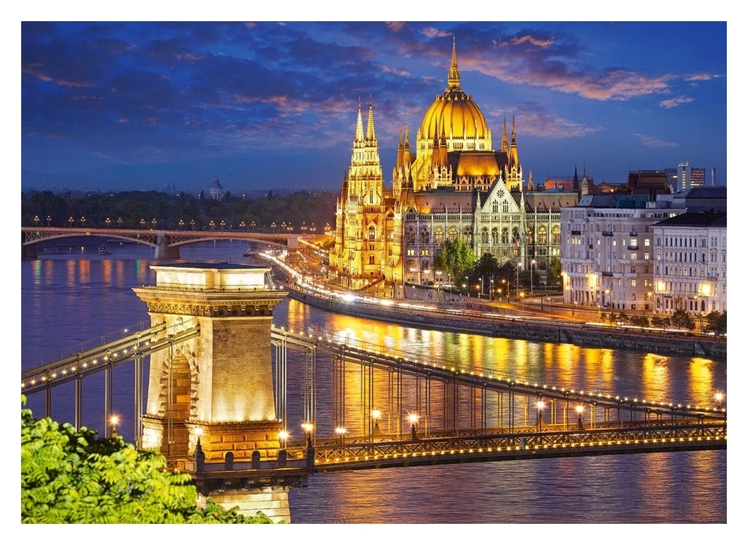 Budapest View at Dusk