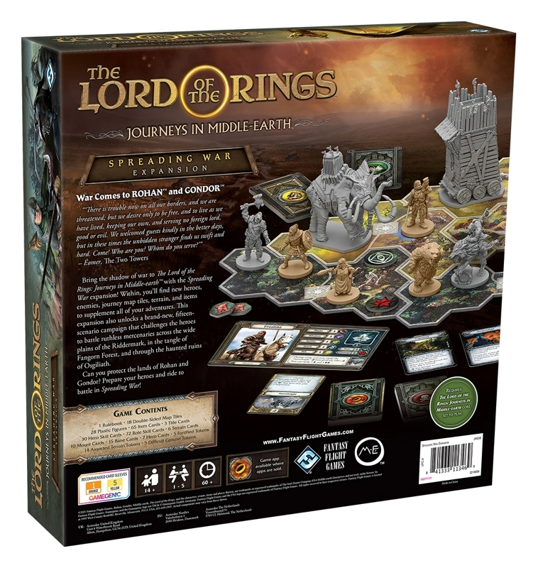 The Lord of the Rings Expansion - Journeys in Middle-Earth Spreading War - EN