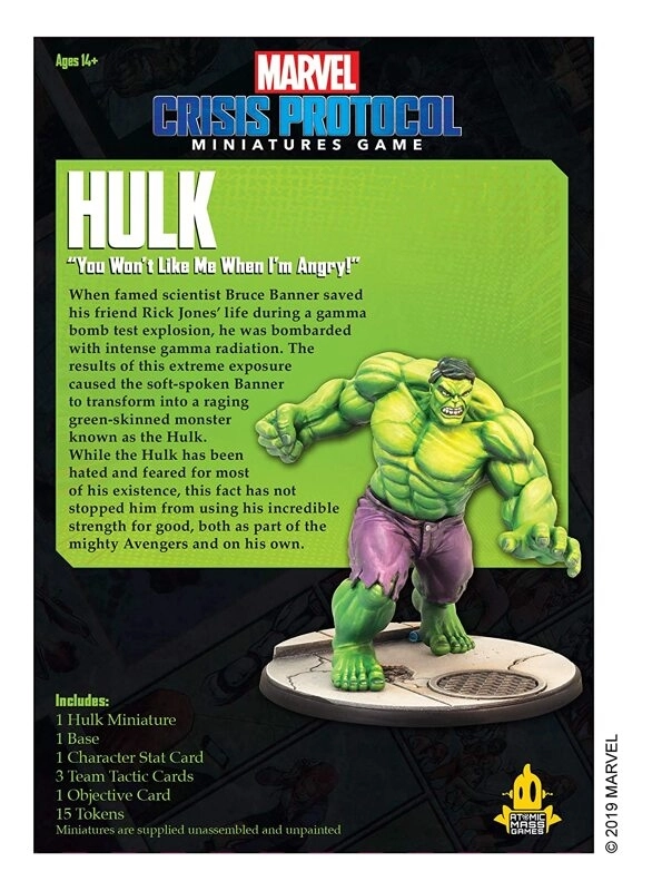 Marvel Crisis Protocol - Hulk - EN