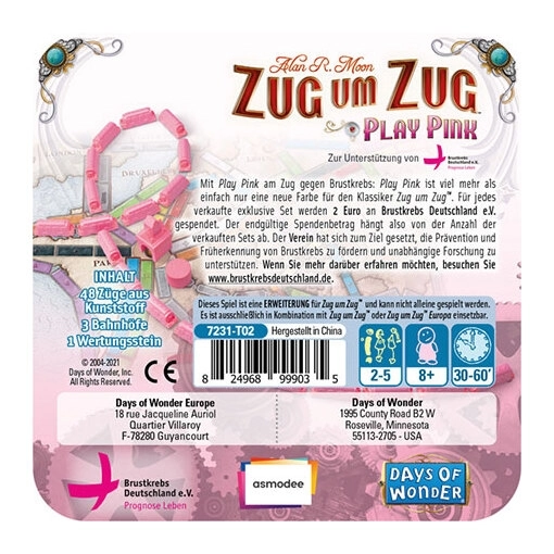 Zug um Zug Erweiterung - Play Pink