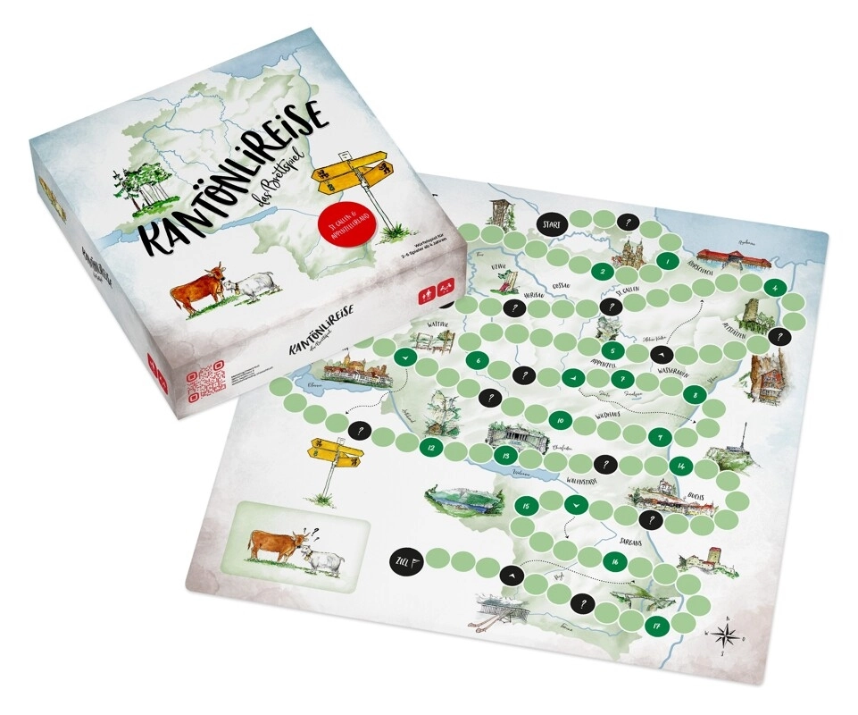 Kantönlireise das Brettspiel