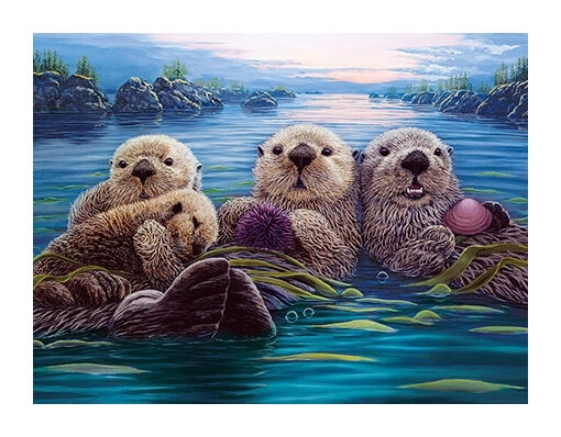 Otterfamilie - Treasures of the Sea