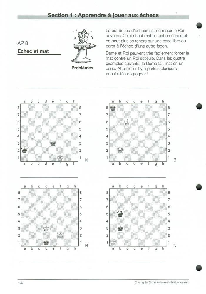 L'école d'échecs