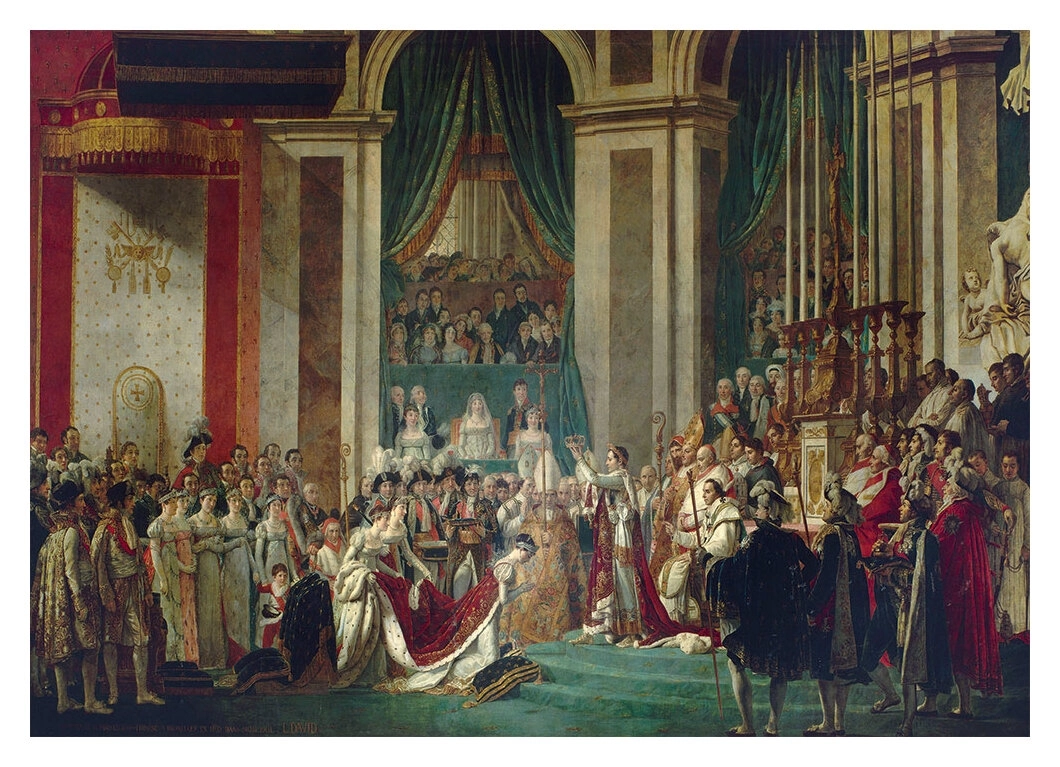 The Coronation of the Emperor and Empress - 1805-1807 - Jacques-Louis David