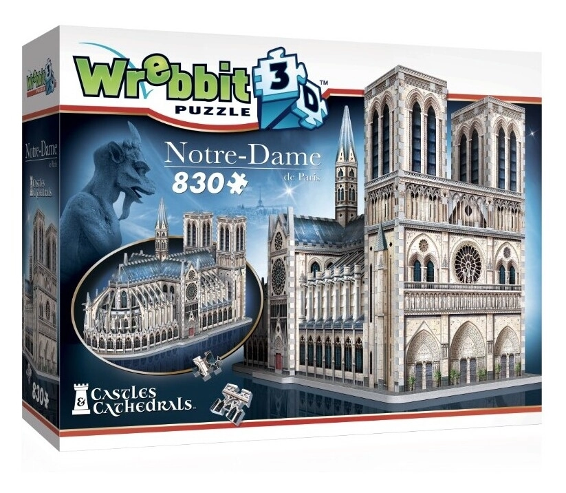 Notre-Dame - 3D Puzzle Wrebbit