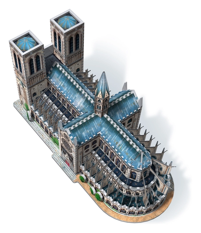 Notre-Dame - 3D Puzzle Wrebbit