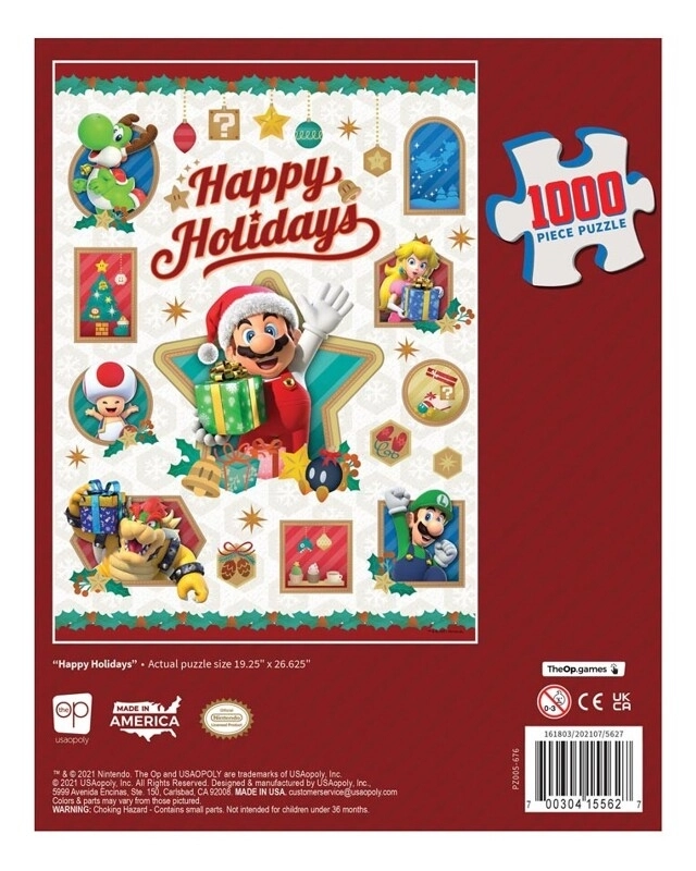 Super Mario Puzzle Happy Holidays