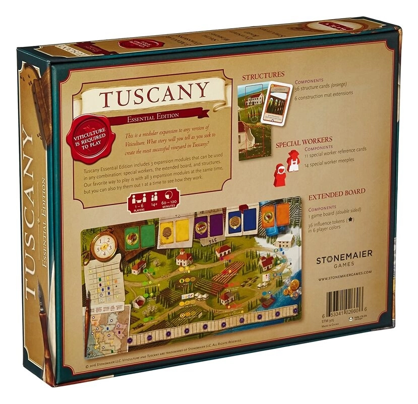 Tuscany - Essential Edition - Expansion - EN