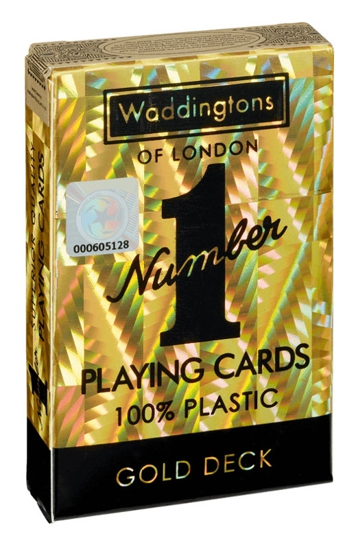 Number 1 Spielkarten - Waddington No. 1 - Gold Deck