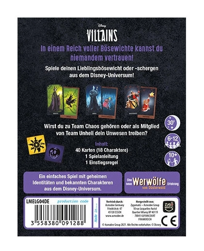 Disney Villains - Versammlung des Bösen