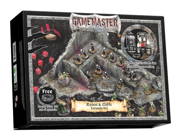 Gamemaster Ruins & Cliffs Terrain Kit