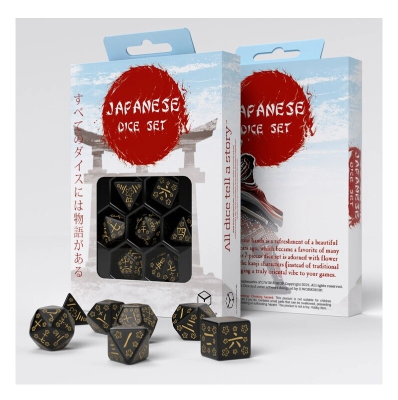 Japanese Dice Set Deep Night Firefly