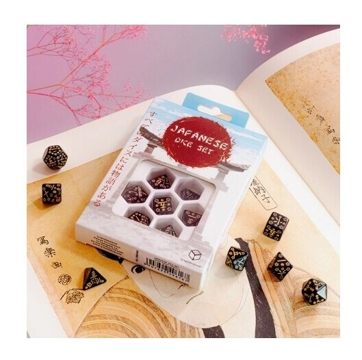 Japanese Dice Set Deep Night Firefly