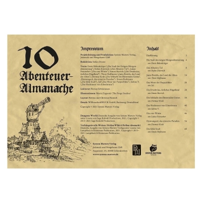 Dungeon World: 10 Abenteuer Almanache - Erweiterung