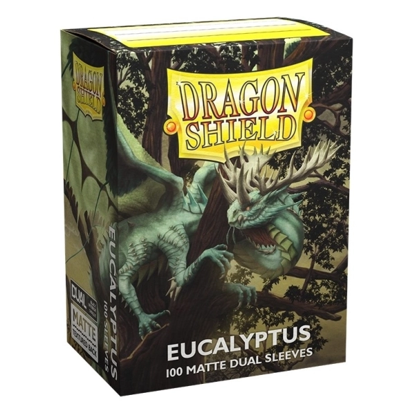 Dragon Shield Japanese size Dual Matte Sleeves - Eucalyptus 'Lehel' (60 Sleeves)