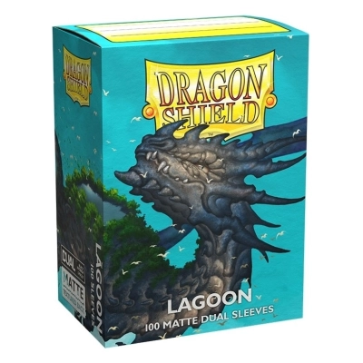 Dragon Shield Japanese size Dual Matte Sleeves - Lagoon 'Saras' (60 Sleeves)