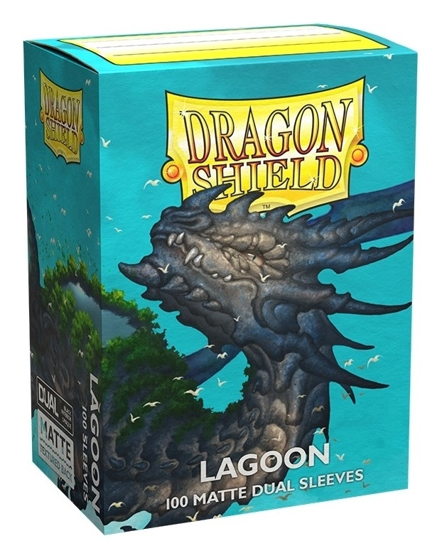 Dragon Shield Japanese size Dual Matte Sleeves - Lagoon 'Saras' (60 Sleeves)