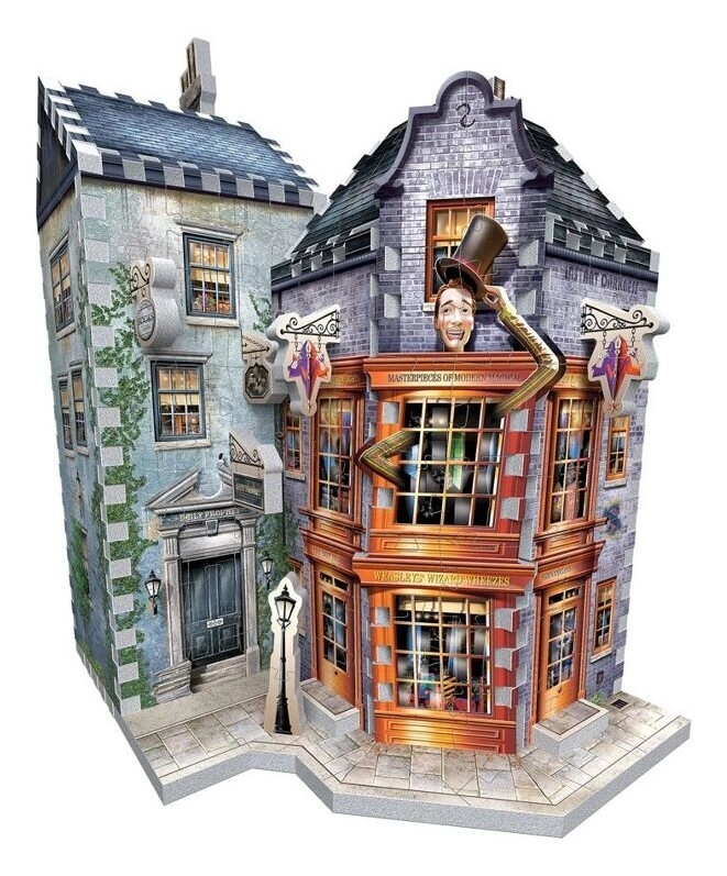 Harry Potter 3D Puzzle DAC Weasleys Zauberhafte Zauberscherze & Der Tagesprophet