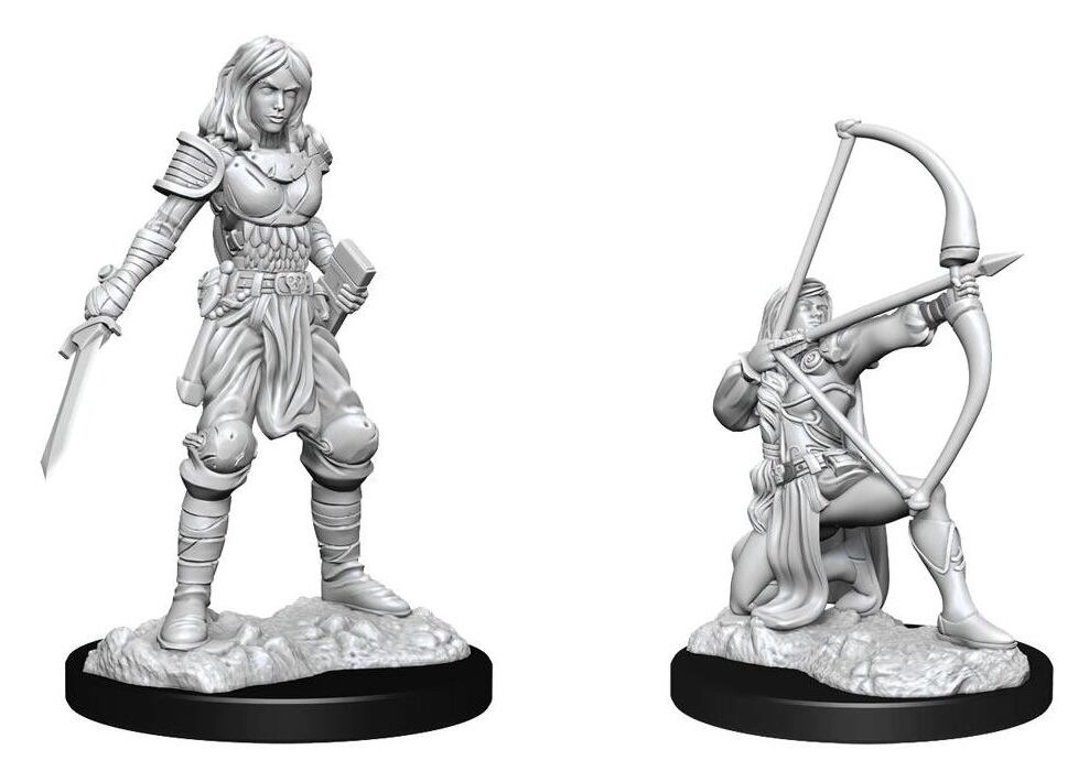 Pathfinder Deep Cuts: Human Fighter Female (2 Units) - EN